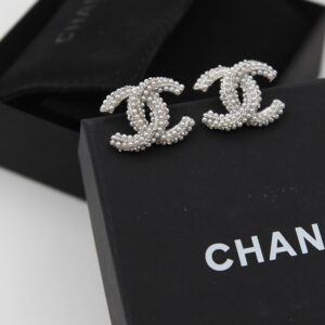 CHANEL Gold Plated Earrings