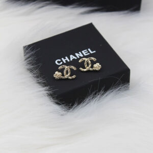 CHANEL Gold Plated Earrings