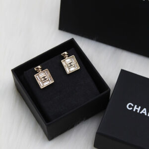 CHANEL Gold Plated Earrings