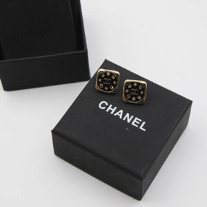 CHANEL Gold Plated Earrings