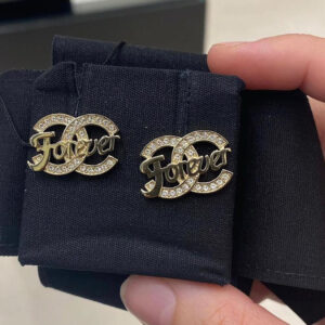 CHANEL Gold Plated Earrings