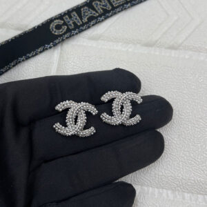 CHANEL Gold Plated Earrings