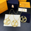 Louis Vuitton Necklace and Bangle set CA095-NecklaceEarrings-LV-1