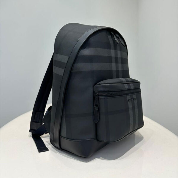 Burberry Charcoal Check and Leather Backpack: Timeless Luxury at an  Attractive Price